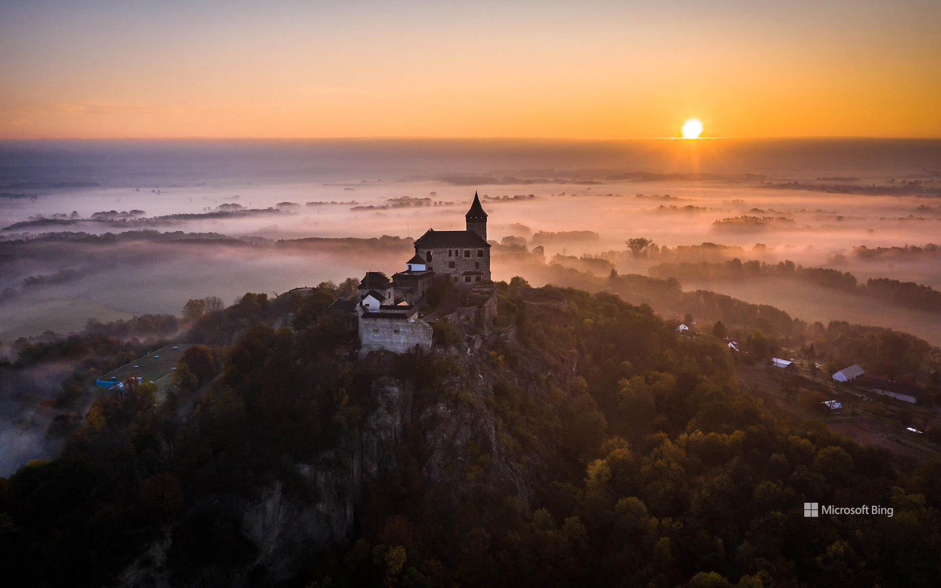 Burg Kunětická hora, Böhmen, Tschechien